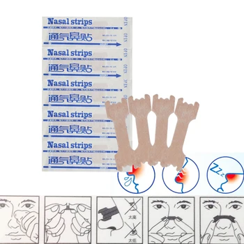 

100PCS Easy Sleeping Anti-snoring Nasal Strips Right Better Right Way to Stop Snoring Easier Better Breathe Snore Stopper D010