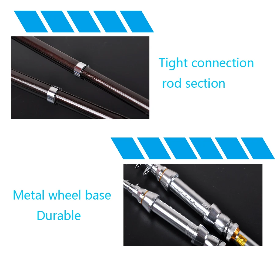 High Carbon Saltwater Telescopic Fishing Rod Superhard Ultra Light Rod Carbon 4