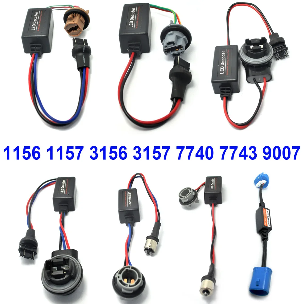 

2pcs LED Decoder 3156/3157 Light Bulb Warning Canbus Error Free Load Resistor Socket For BMW For Benz DC12V CSL2017
