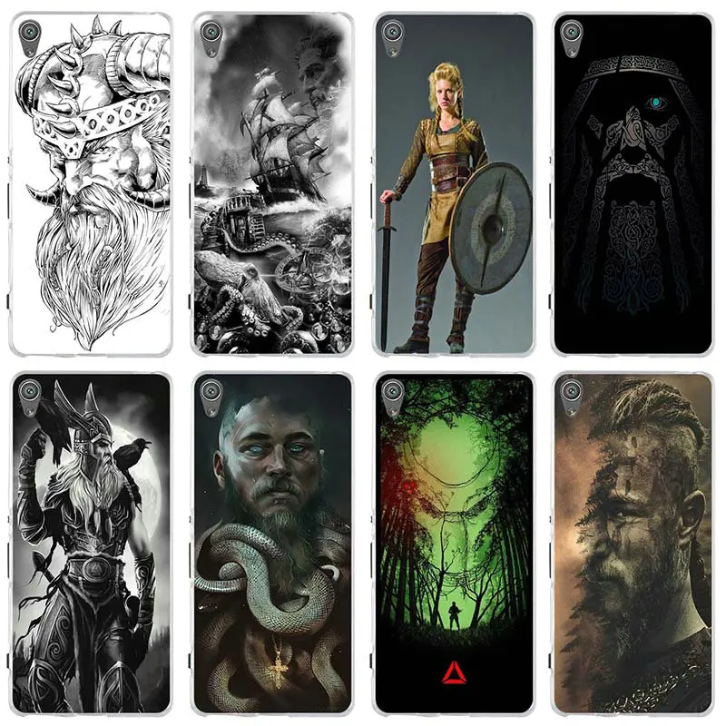 

Ragnar Lothbrok Vikings Silicone Soft TPU Phone Cases Coverfor Sony Xperia E3 E5 T3 M2 M4 M5 XA XZ Z Z1 Z2 Z3 Z4 Z5 Compact