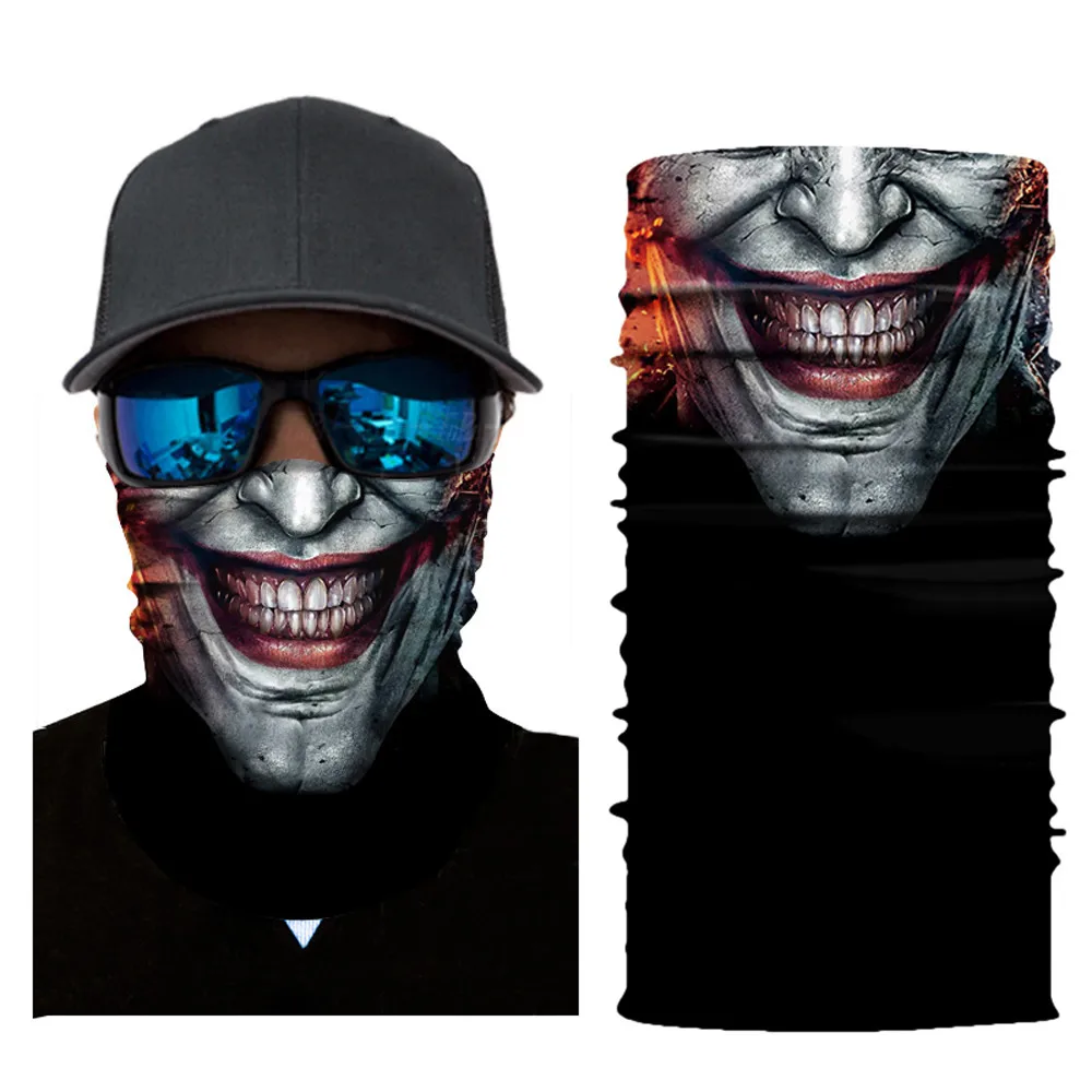 Маска для лица с черепом, шарф, лыжная маска, Балаклава, маски для езды на велосипеде, на голову, на шею, на Хэллоуин, Вечерние Маски для лица, Солнцезащитная маска, D40 - Цвет: B