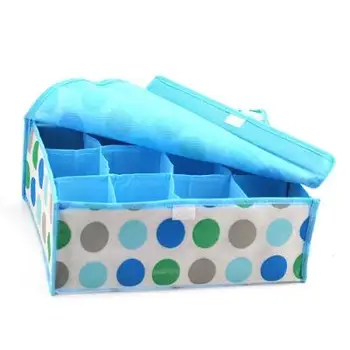 

Fresh color 12cells clothing storage box with lid