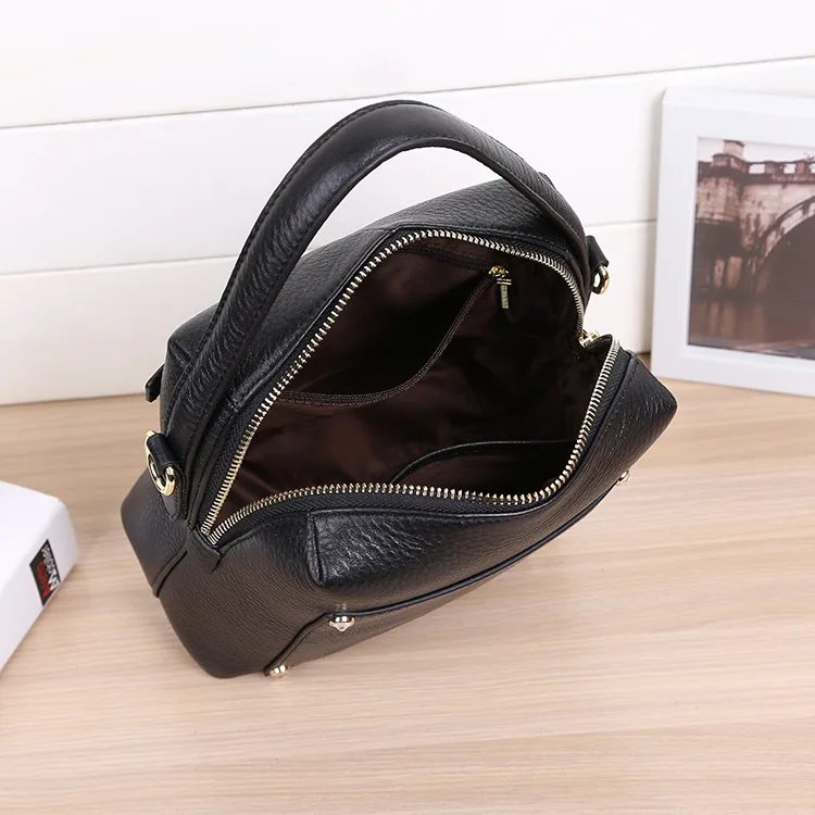 Women genuine leather handbag 14-4