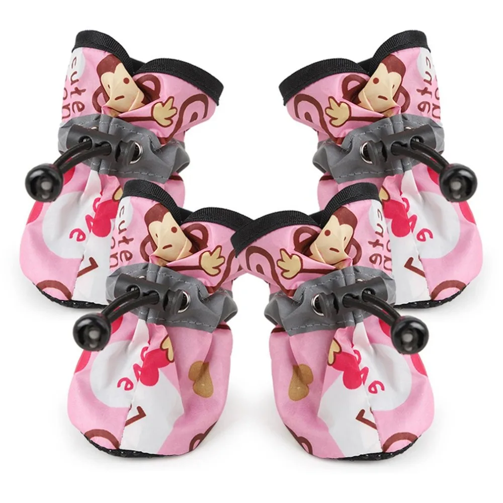 Non-slip rainy day with dog rainy Shoes for pet shoes wear waterproof shoes candy colored pet Shoes Non-slip rainy day with dog rainy Shoes for pet shoes wear waterproof shoes candy colored pet Shoes
