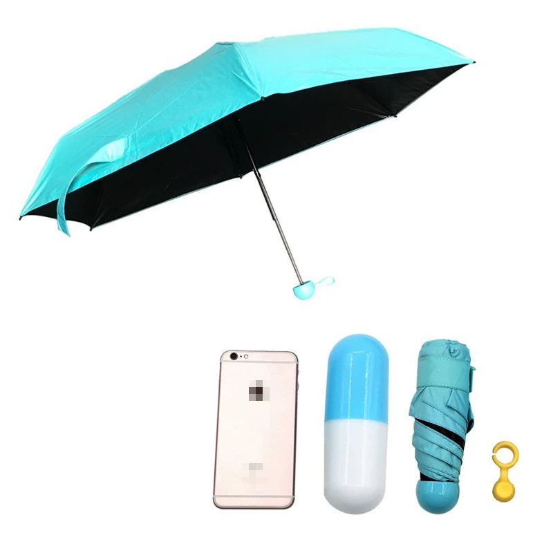 Paraguas Ultra Mini y Ligero con un Lindo Caso Cápsula y no paraguas, pero también Anti Ultravioleta Sol Paraguas|sun umbrella|umbrella miniultra mini umbrella - AliExpress