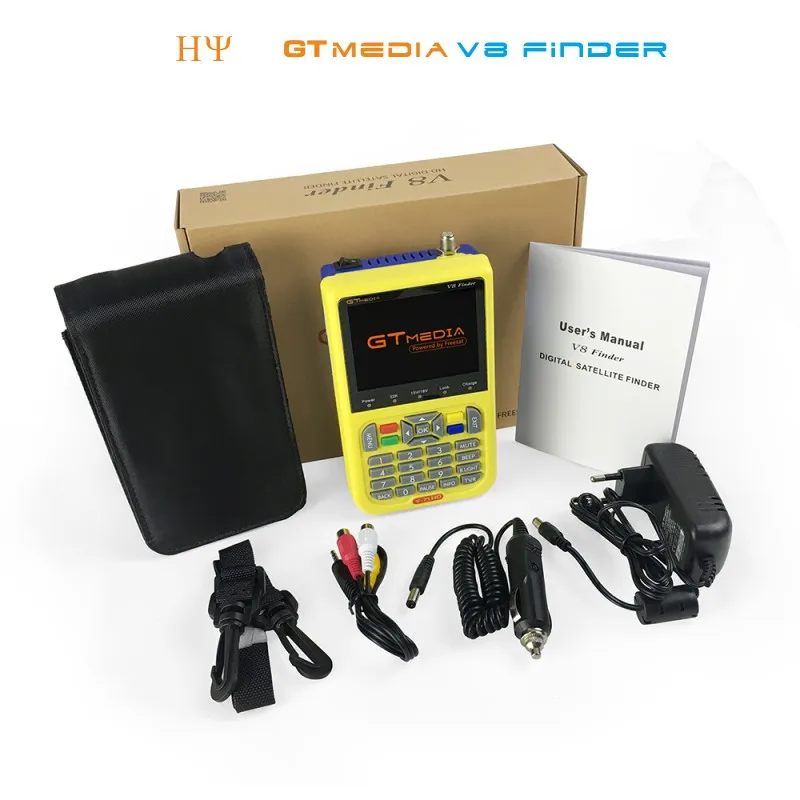 

10pcs GTmedia V8 Finder DVB-S2 Satellite Meter Satellite Finde Support 1080P HD Better satlink ws-6950 6906 freesat v8 finder