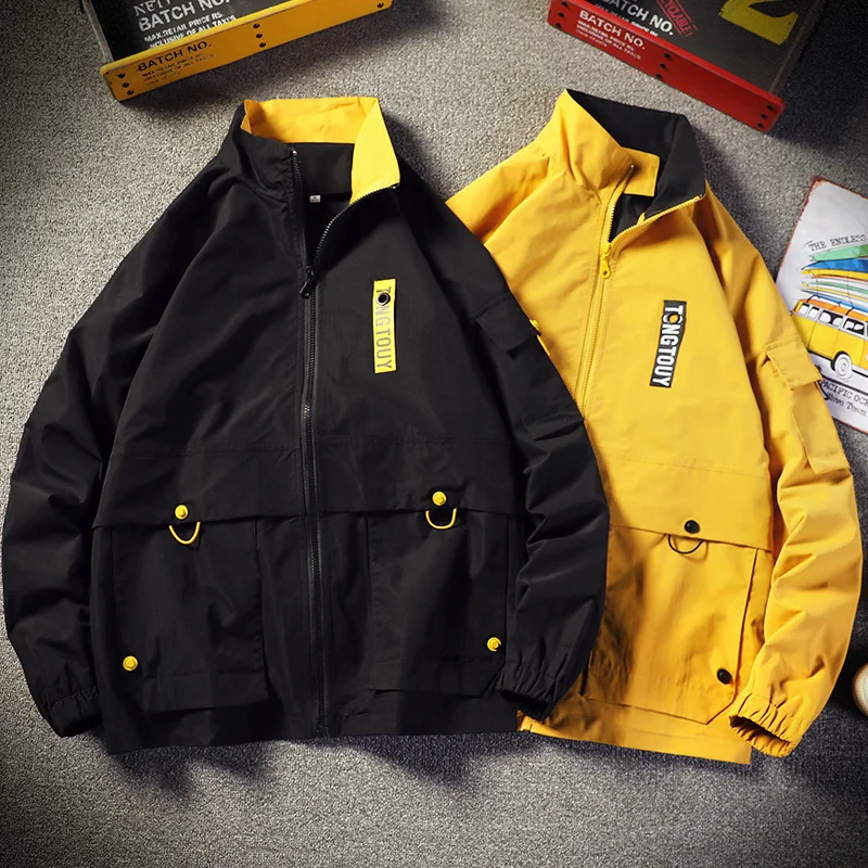 

2019 new men's hoodie loose casual tide brand large size baseball uniform