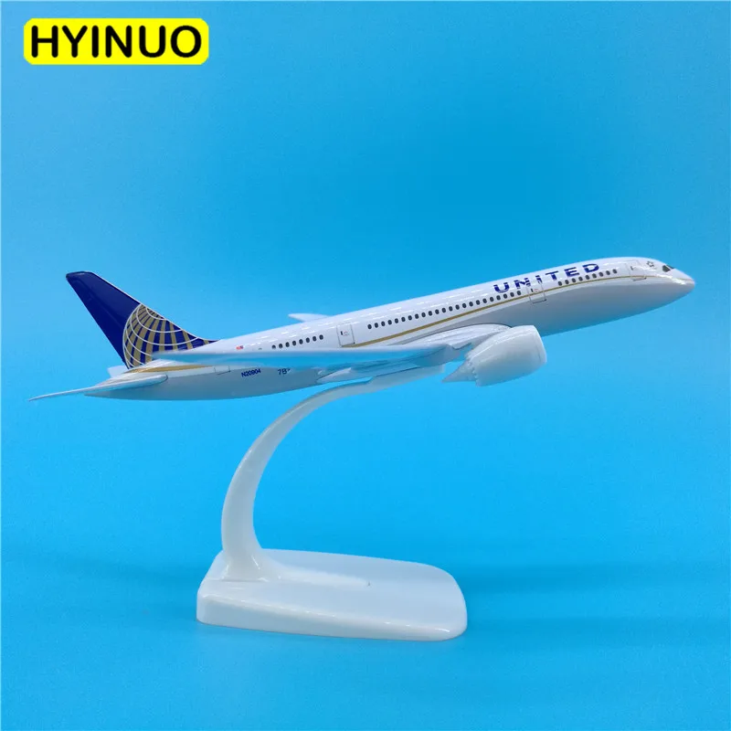 20 см 1/400 коллекционные Boeing 787 Соединенные авиалинии игрушечные модели самолетов литье под давлением пластиковый сплав самолет подарки для детей