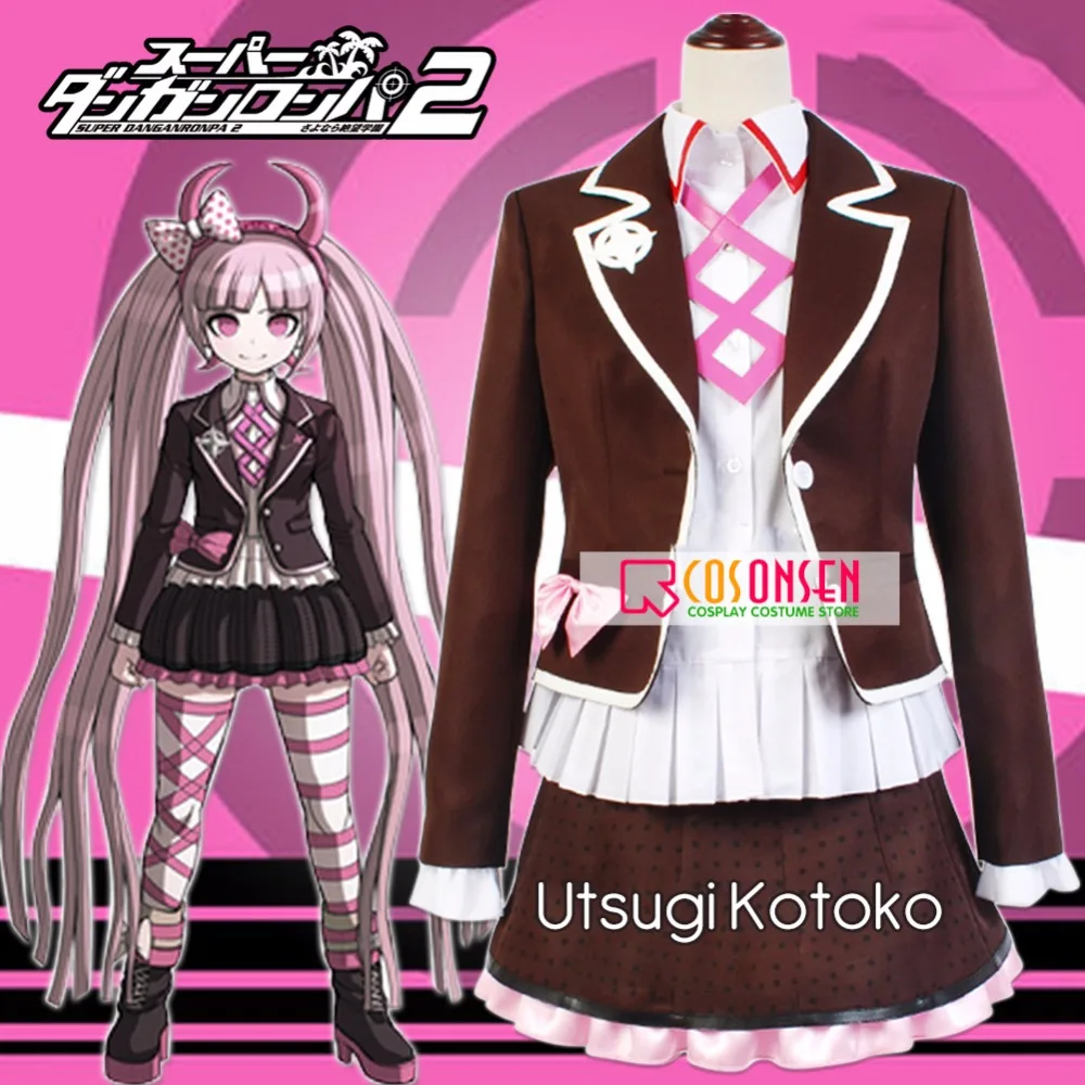 

Absolute Despair Girl Utsugi Kotoko Halloween COSPLAYONSEN Cosplay Costume Full Set Women Dress