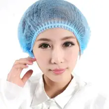 100 шт Одноразовые дышащие защитные колпачки, Анти-пыль, волосы dropcap, одноразовые медицинские колпачки