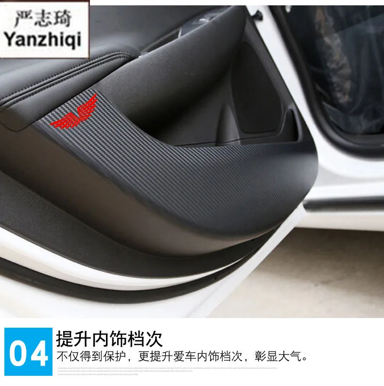 

Free shipping 4pcs/lot Door anti-kick film car paste protective film For Chevrolet Coruz Equinox Camaro Cavalier