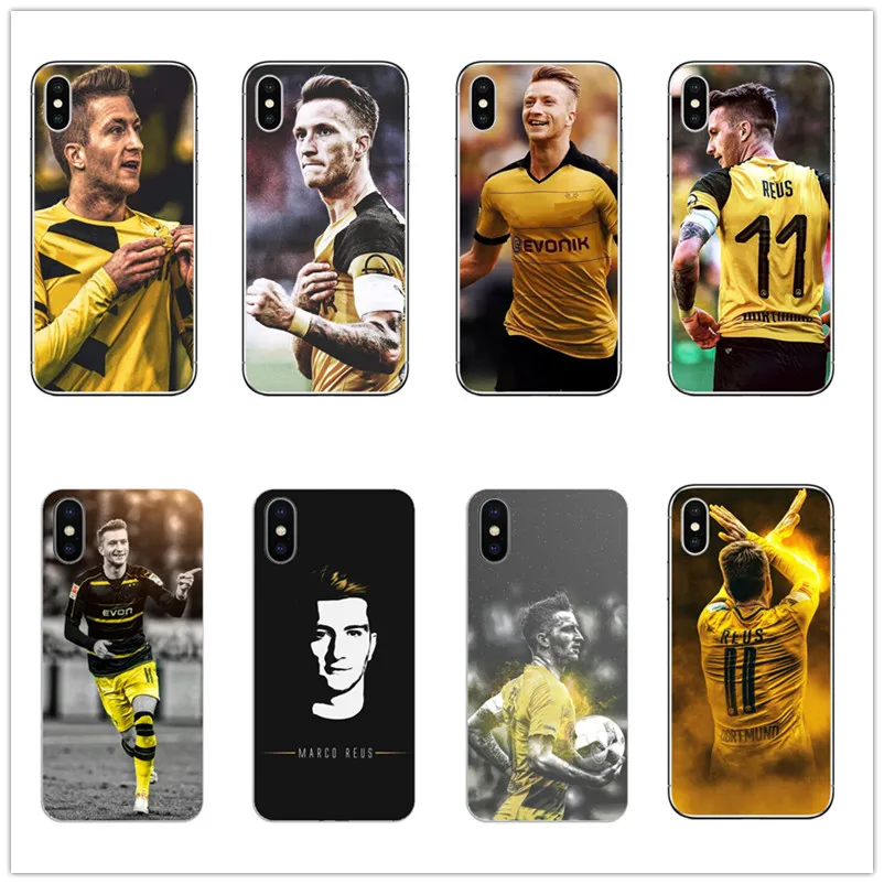 

Dortmund Germany Football phone Marco Reus case Soft silicone TPU For iPhone 5S SE 6 6S Plus 7 7Plus 8 8Plus X XS MAX case cover