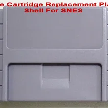Серый цвет игры замены картриджа Пластик В виде ракушки для ntsc SNES консоли