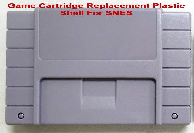 

Gray color Game Cartridge Replacement Plastic Shell For NTSC SNES Console