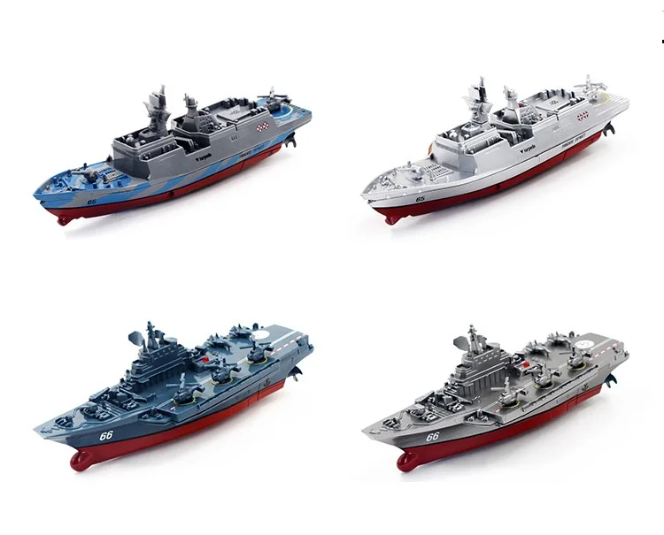 

2.4G 4 channels Mini RC Warship Remote Control Mini High-Speed RC boat toys for Children