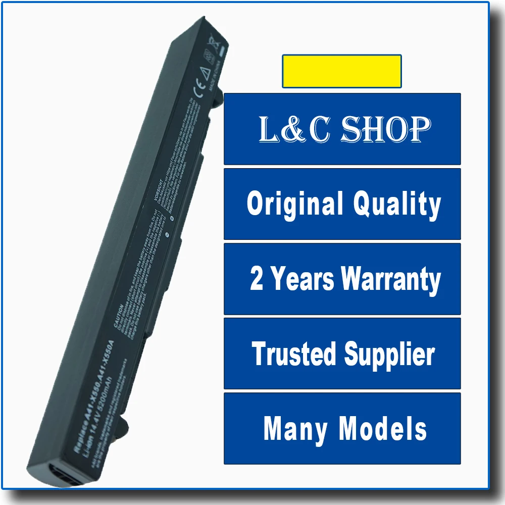 

Notebook Laptop Battery Pack Replacement for Asus Series A41-X550 A41-X550A A450 A450C A450CA A450CC A450L A450LA A450LB A450LC