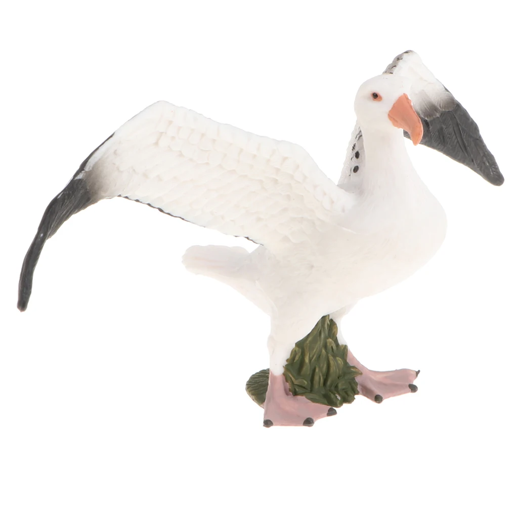 Wild/Farm Animal Models Toy - Simulation Seagull Bird Model Animals Action Figure Kids Educational Learning Nature Playset Toys