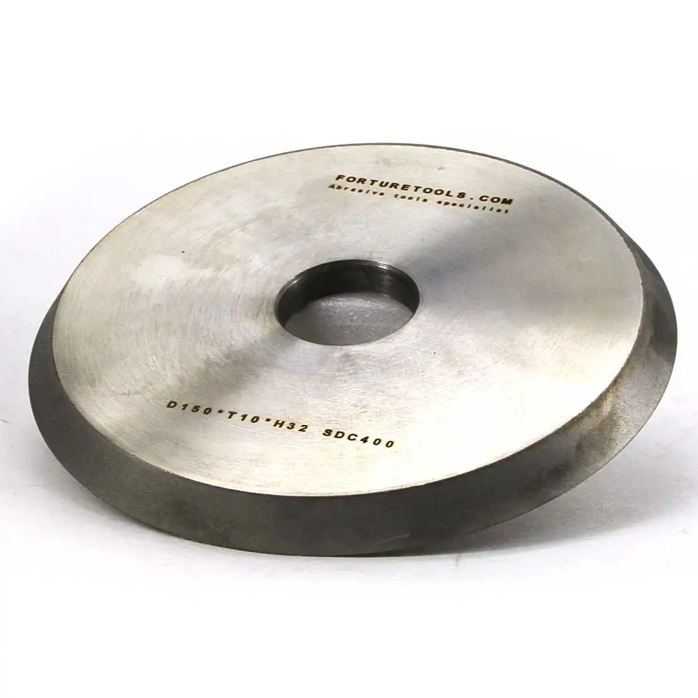 One piece 1V1 electroplated diamond and CBN grinding wheel for glass shaping tungsten carbide metal carbon steel grinding DZ
