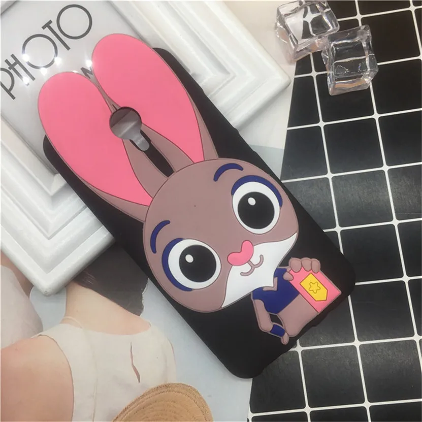 

Fashion Luxury Rabbit Case for Lenovo Vibe P1 Soft Silicone Cartoon Back Cover for Lenovo Vibe C58 C72 P1c72 P1a42 phone cases