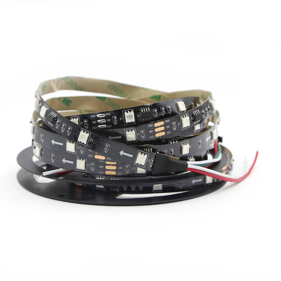 WS2811 IC RGB Светодиодные полосы света Полноцветный адресуемый программируемый