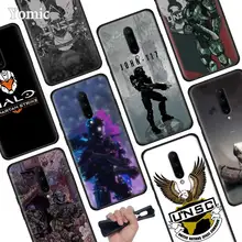 Halo UNSC Black Soft Case for Oneplus 7 Pro 7 6T 6 Silicone TPU Cell Mobile Phone Cases Cover Coque Shell