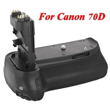 

MK-70D Vertical Battery Grip Multi-Power Battery Pack Holder for Canon 70D DSLR Camera Replace as BG-E14 BGE14