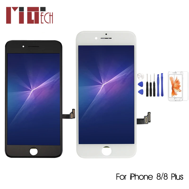 

For iPhone 8 8 Plus LCD Display Touch 3D Screen Replacement Digitizer Assembly For iPhone 8 8P Screen Free Gifts AAA Quality
