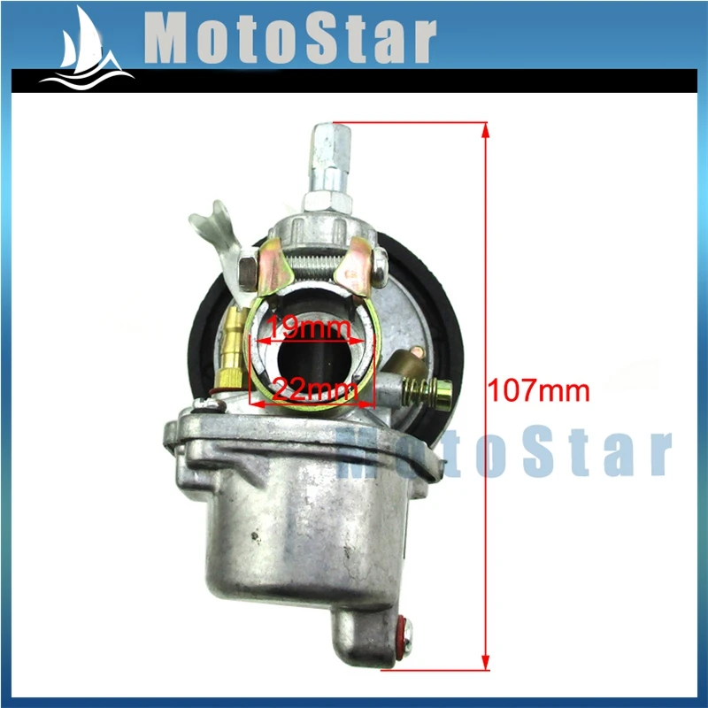 Карбюратор 19 мм карбюратор для 2 тактного 50cc 60cc 80cc моторизованный велосипед Push