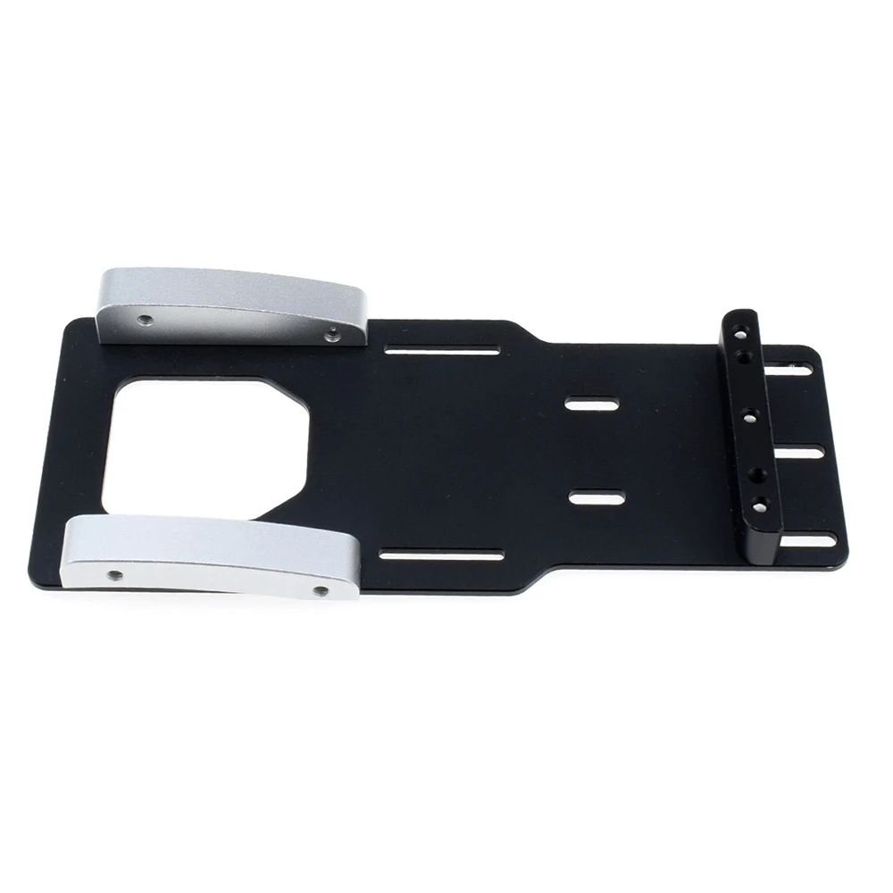 

RC Crawler Battery Bracket Aluminum Alloy Battery Relocation Plate for 1/10 Axial SCX10 II Ax90046 Black
