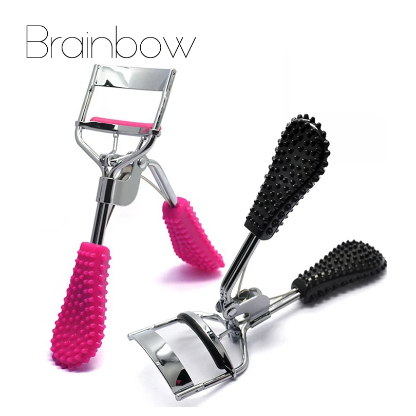 

Brainbow 2Pcs/Lot Eyelash Curler Lash Curler Supplementer Clip with Drill Handle Delicate Women Eyelash Curler Eyes Makeup Tools