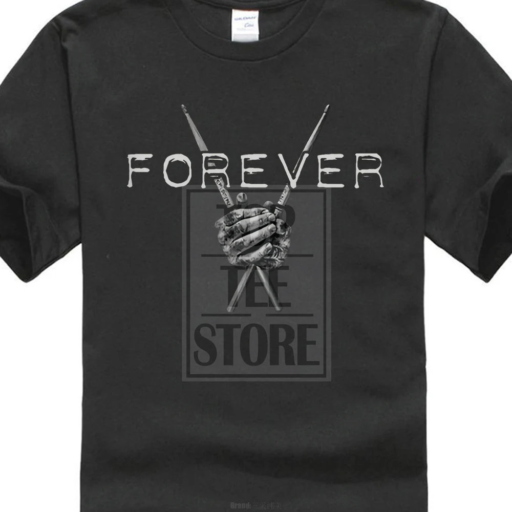 

Drums Forever T Shirt Drummers Tee Paiste Zildjian Tama Pearl Sabian A04