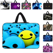 Viviratioin Компьютерные аксессуары 17 15 14 13 12 10 9," для ноутбука в полоску Сумка для переноски Чехол с ручками чехол для Macbook Pro 15,4" hp