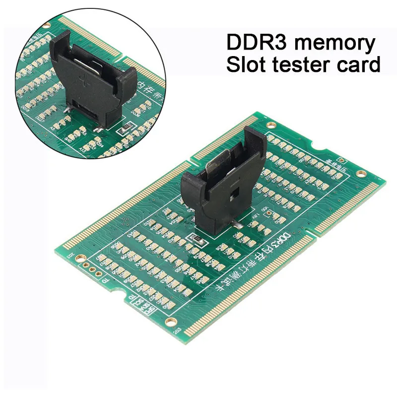 1 шт. DDR3 слот для памяти карта-тестер с светодиодный материнская плата для ноутбуков Лучшая цена