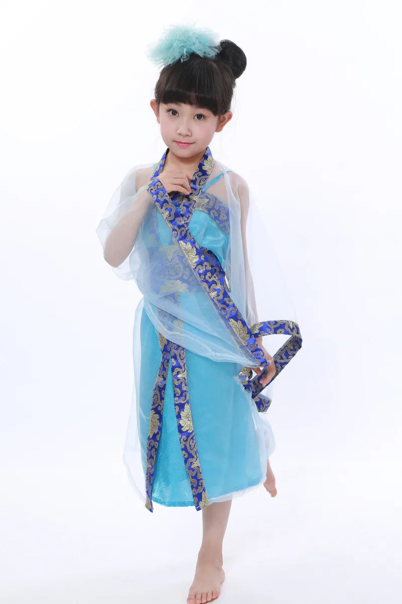 Chinese Traditional Girls Tang Ancient Costume Dance Hanfu Costumes Princess Dynasty Chinese Opera Dress