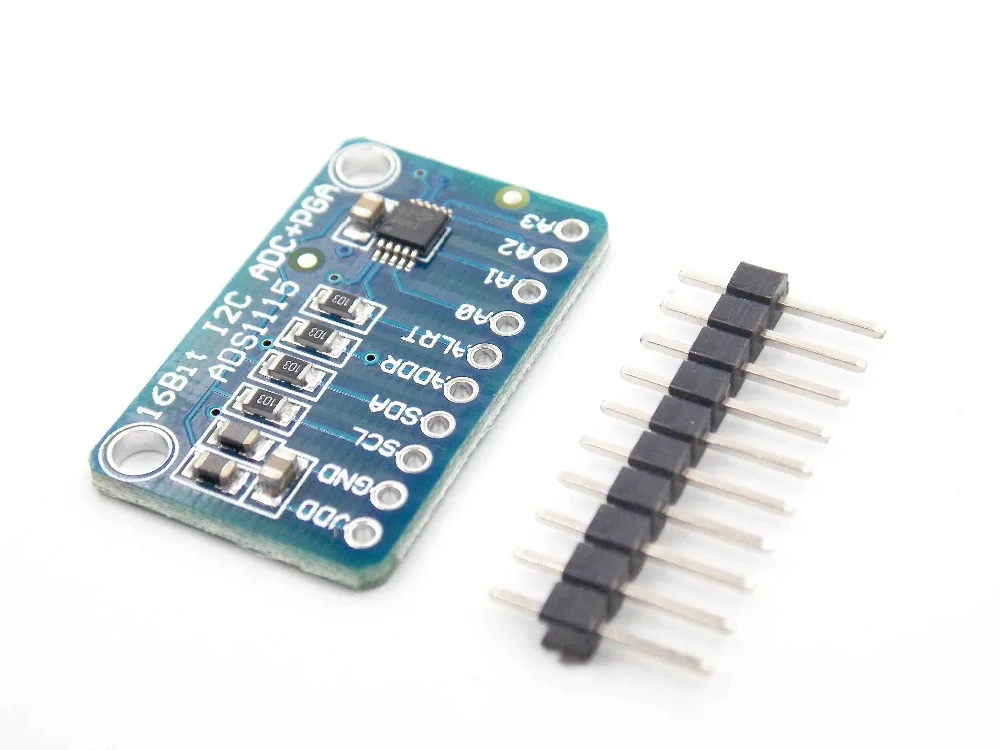 16 Bit I2C Analogue to Digital Convertor Pro Gain Amp ADS1115 4 Ch Flux