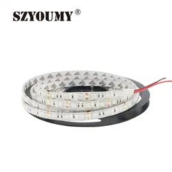 SZYOUMY 500 см/roll DC12V УФ-ультрафиолетового 395-405nm Светодиодные ленты черного света 5050 SMD 60 Светодиодный s/m ленты лампа для DJ КТВ Бар Вечерние