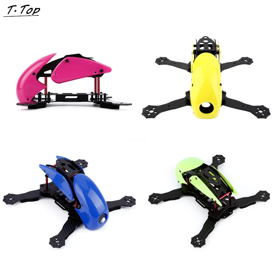 Robocat 270mm 4-Axis Full Carbon Fiber FPV Racing Mini RC Quadcopter Frame with hood cover For FPV robocat 270mm 4 axis glass fiber racing mini quadcopter frame with hood cover unassembled