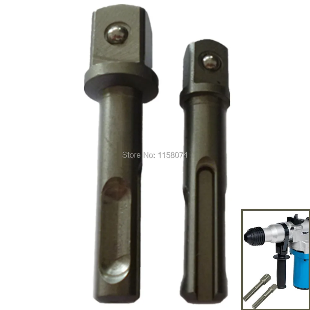2pcs Socket Driver Set Nut Bits Drill Bit Adaptor 3/8" 1/2