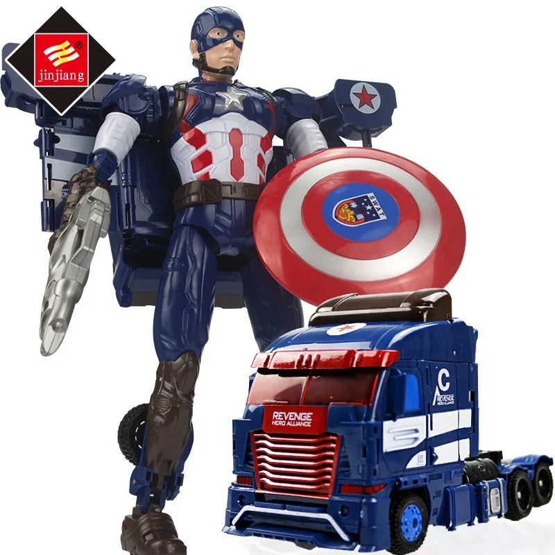 Marvel Avengers Captain America Captain Spiderman Batman Variant Toy Model Robot Model Avengers League of L anime figure