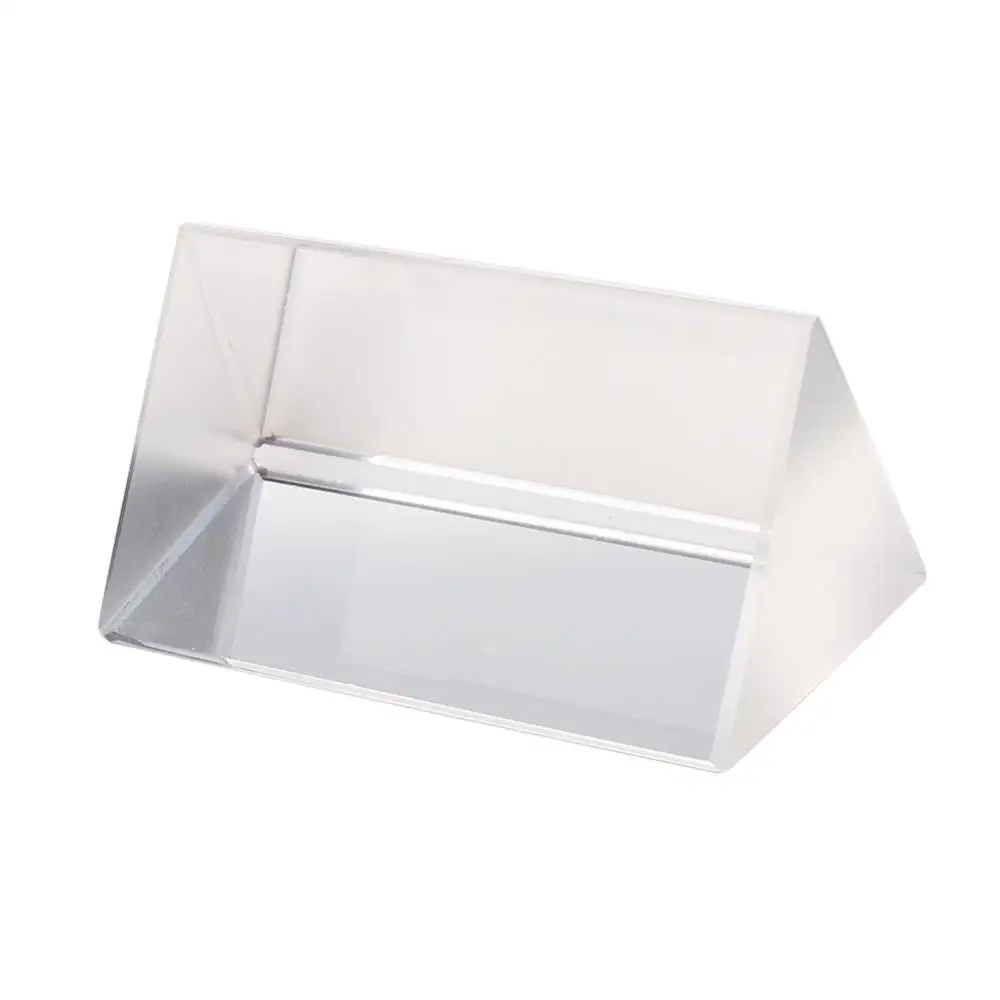Physics Teaching Precision Optical Glass Prism Triangle Prismatic Free Shipping | Инструменты