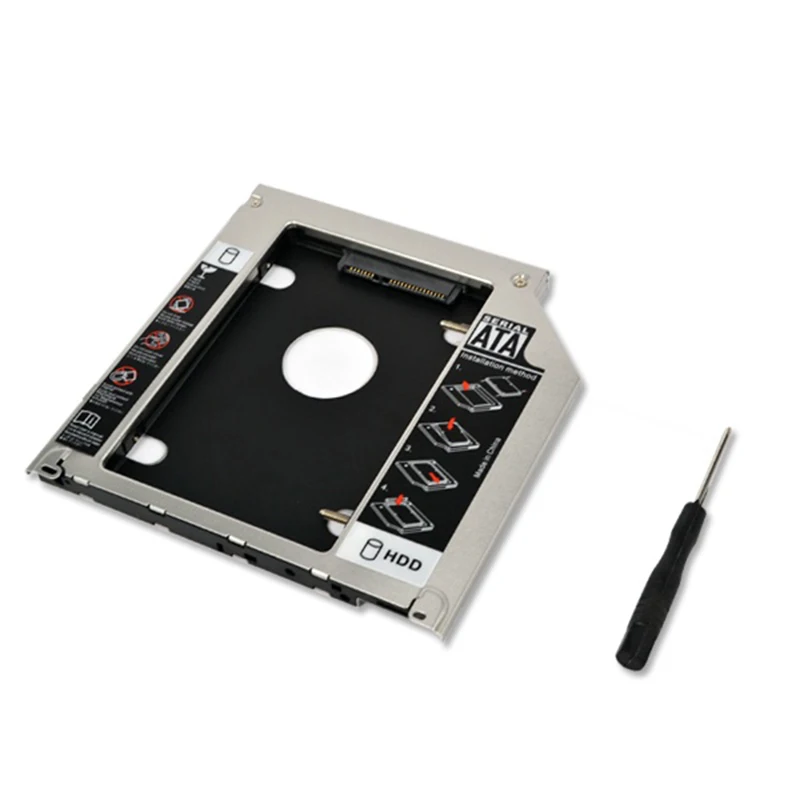 Kebidu 2," 9,5 мм SATA 2nd HDD SSD жесткий диск Caddy адаптер для MacBook Pro A1278 A1286 A1297 CD rom Оптический отсек