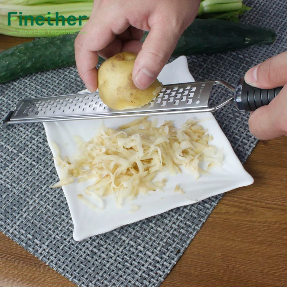 Finether капуста резак измельчитель овощей Sharp Терку Жесткий Терка Для Сыра и Zester
