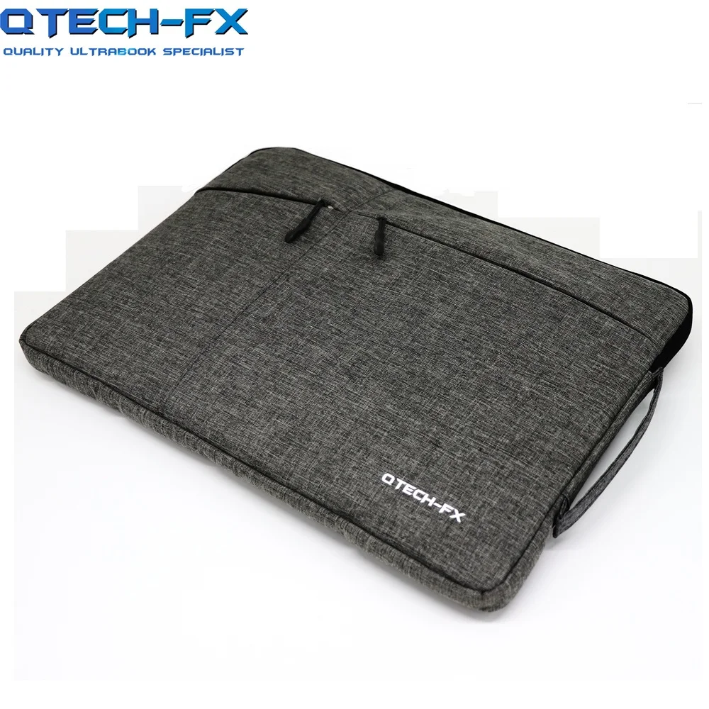 

NEW 14" Canvas Bag Fashion dark gray Built-in Protection Suitable For QTECH Apple Lenovo HP and other notebook computer
