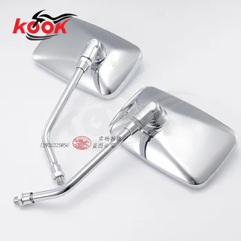 

silver motorbike rearview mirror for yamaha Harley Davidson motorcycle side mirror moto reav view motocross ATV Off-road moto