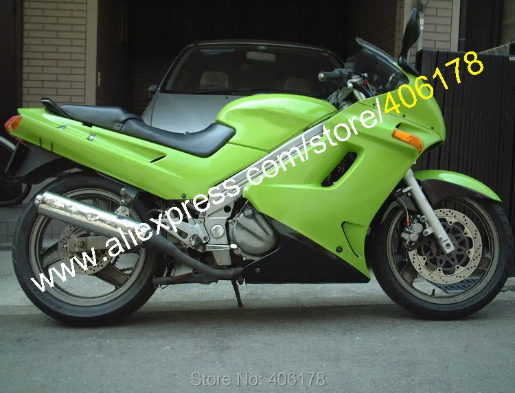 

Hot Sales,Body Kit For Kawasaki ZZR-250 90-07 ZZR250 ZZR 250 1990-2007 Green Black bodywork Aftermarket Motorcycle Fairing Kit