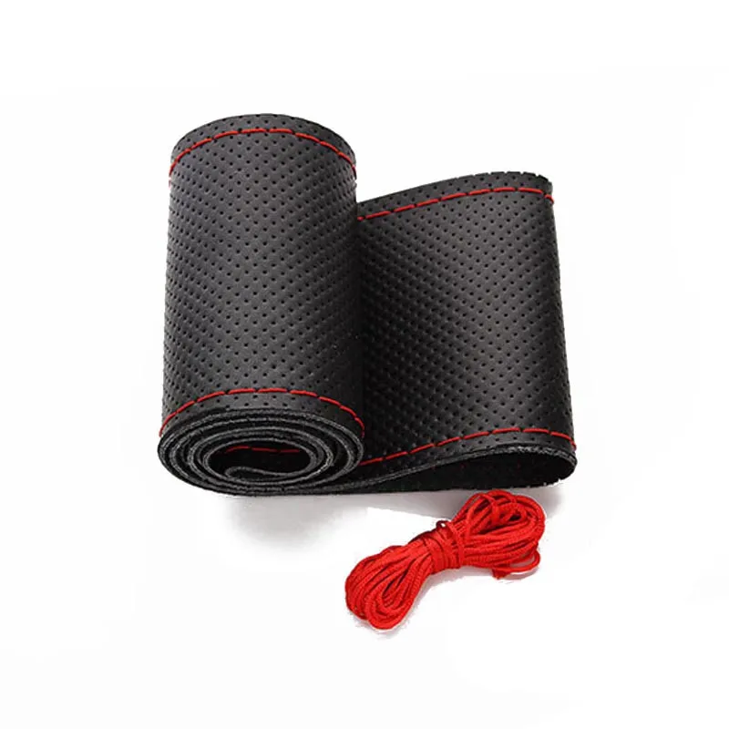 Car Braid Leather Steering Wheel (5)