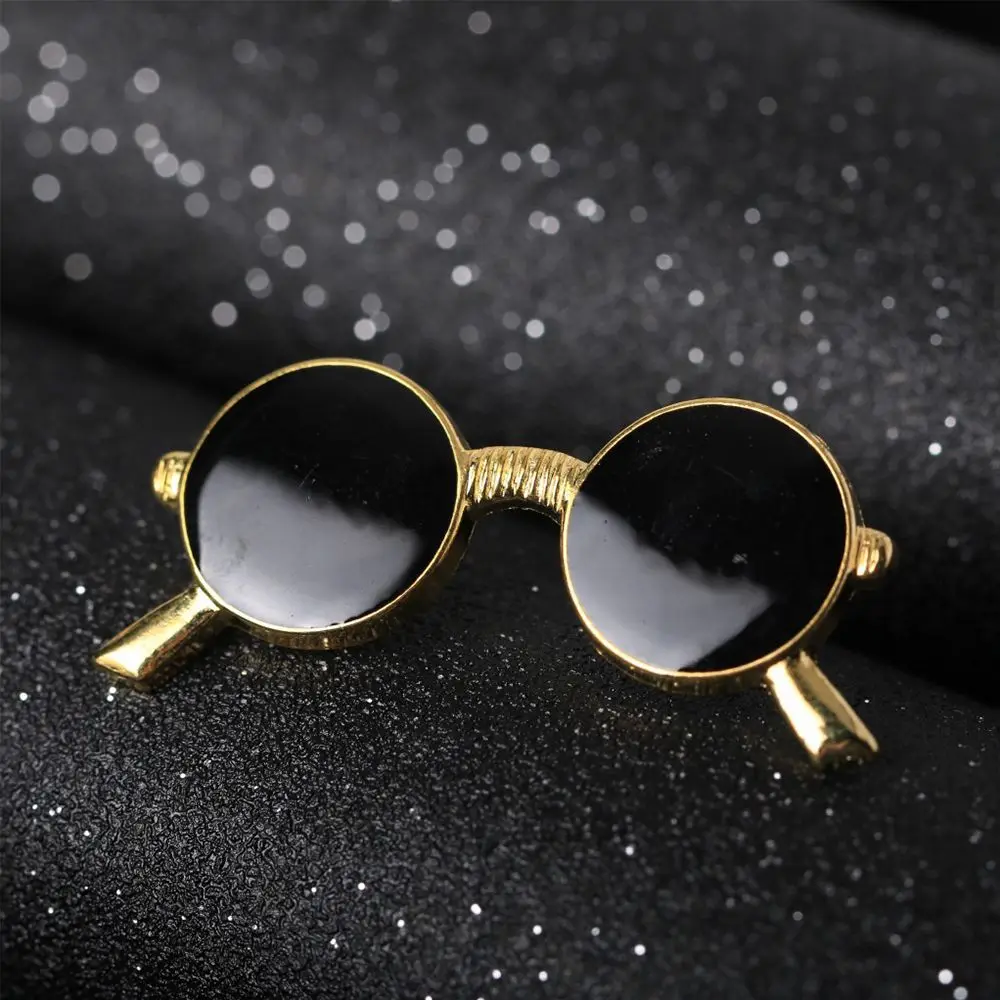 

1Pcs Cool Cartoon Black Glasses Brooch Pin Unisex Button Pins Girl Jeans Clothes Decoration men's brooches and collar pins