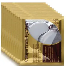 50 пар Кристалл устранение темных кругов коллаген Хрустальная глазная повязка для глаз маска влаги