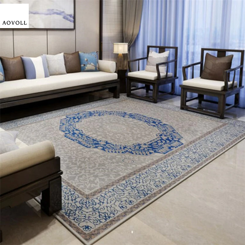

AOVOLL Classical European Style Soft Large Carpets For Living Room Bedroom Kid Room Rugs Home Carpet Floor Door Mat Area Rug Mat