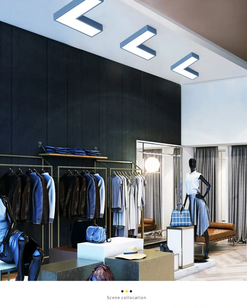 Modern Simple Macaron Color Arrow Design Ceiling Lights Geometry LED Ceiling Lamp For Bedroom Study Corridor Office Meeting Room (2)